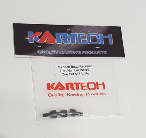 Kartech Bead Retainer Bolt and O Ring 3 Pack